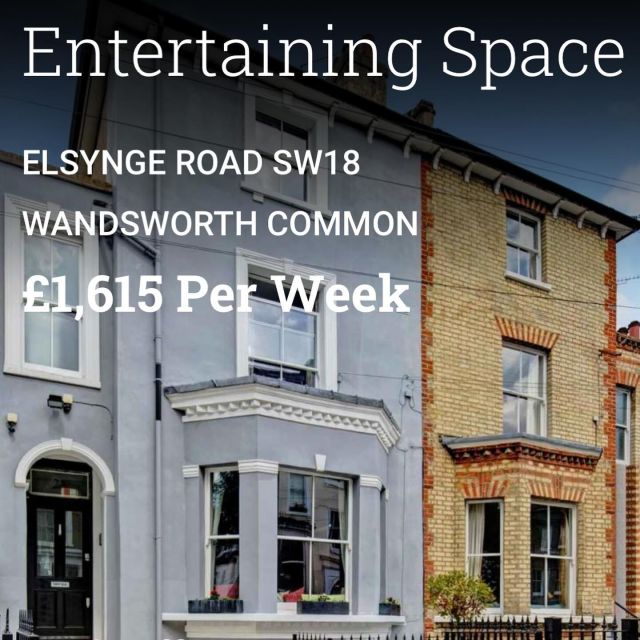 Fabulous House to let!

Elsynge Road SW18
Available from: 04/01/2024

Spread over four floors, this substantial (3,000sq ft/279 sq m) semi-linked house offers two floors of entertaining space, four/five double bedrooms, large garden & invaluable off-street parking. Located on a prestigious street close to #WandsworthCommon and transport via #ClaphamJunction. (The wall separating the family room has been removed but could be reinstated for someone should they wish.)

For more details & to book your viewing, call 020 7228 7474.

#housetolet #rentalproperty #londonproperty #prestigiouslocation #swlondon #familyhome #largegarden #JohnThorogood #leadingestateagent #thoroughlygoodestateagents #expertadvice #30yearsonnorthcoteroad